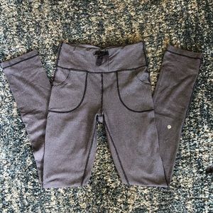 Lululemon Thick High Waisted Tie Athletic Pants